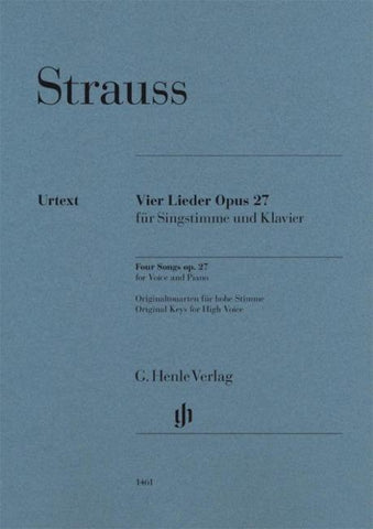 Richard Strauss - Vier Lieder op. 27
