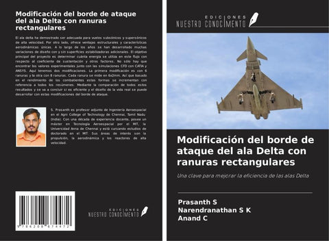 Modificación del borde de ataque del ala Delta con ranuras rectangulares