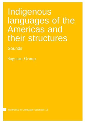 Indigenous languages of the Americas and their structures