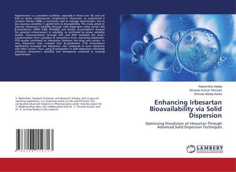 Enhancing Irbesartan Bioavailability via Solid Dispersion