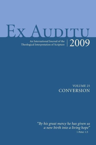 Ex Auditu - Volume 25