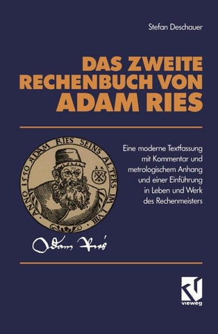 Das Zweite Rechenbuch Von Adam Ries