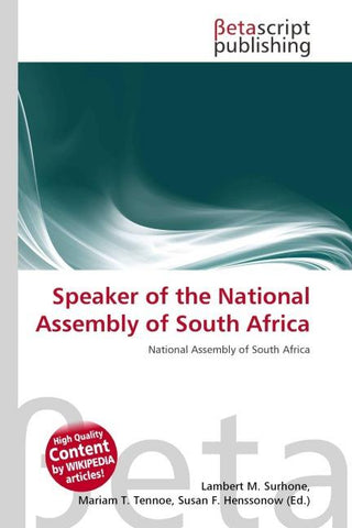Speaker of the National Assembly of South Africa