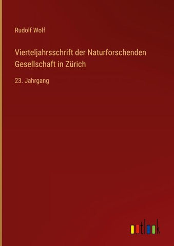 Vierteljahrsschrift der Naturforschenden Gesellschaft in Zürich