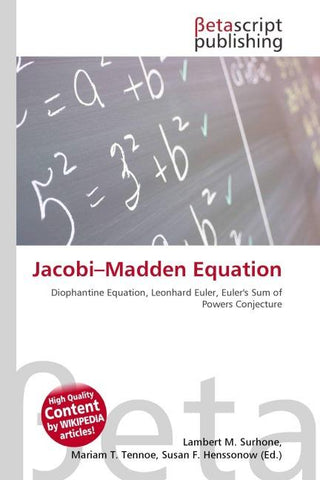 Jacobi-Madden Equation