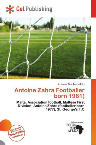 Antoine Zahra Footballer born 1981)