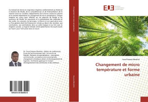 Changement de micro température et forme urbaine