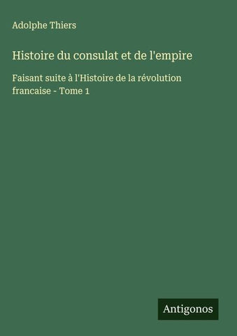 Histoire du consulat et de l'empire