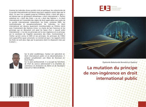 La mutation du principe de non-ingérence en droit international public