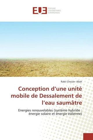 Conception d'une unité mobile de Dessalement de l'eau saumâtre