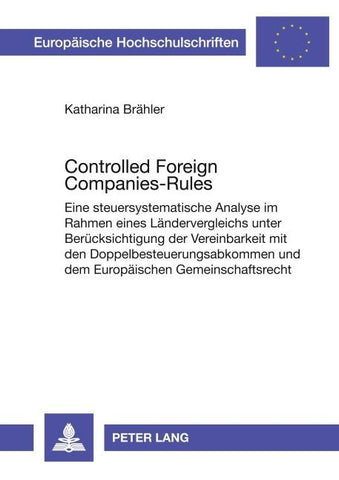 Controlled Foreign Companies-Rules
