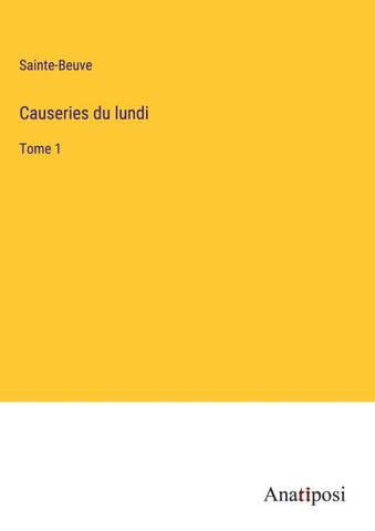 Causeries du lundi