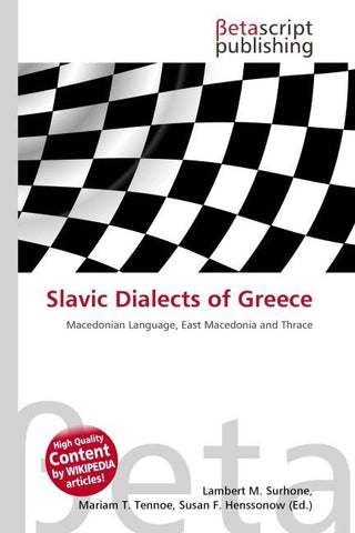 Slavic Dialects of Greece
