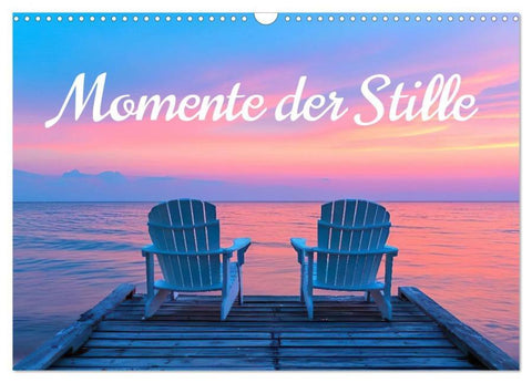 Momente der Stille (Wandkalender 2026 DIN A3 quer), CALVENDO Monatskalender
