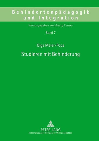 Studieren mit Behinderung