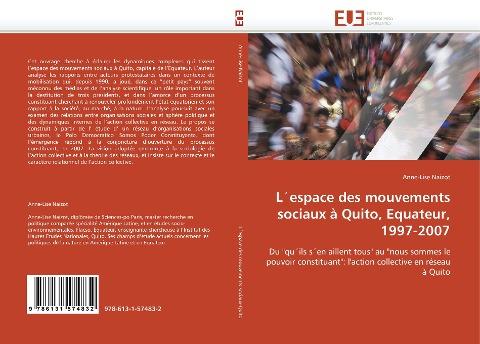 L''espace des mouvements sociaux à Quito, Equateur, 1997-2007