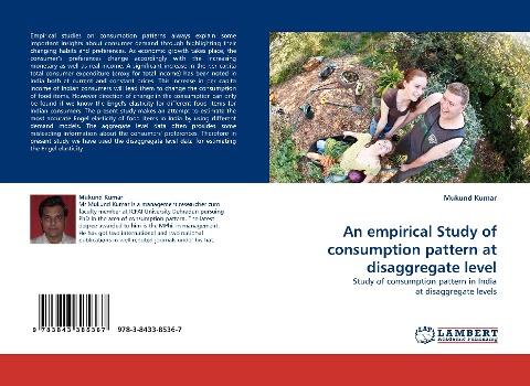An empirical Study of consumption pattern at disaggregate level