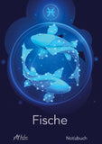 Sternzeichen Fische Notizbuch | Designed by Alfred Herler