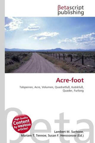 Acre-foot