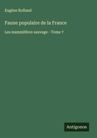 Faune populaire de la France