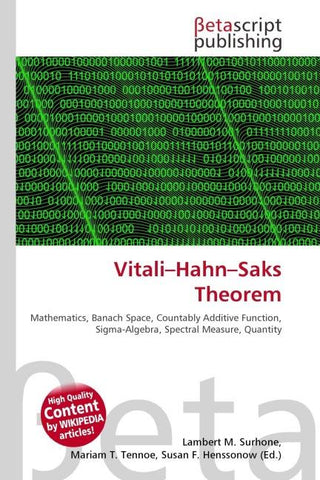 Vitali-Hahn-Saks Theorem
