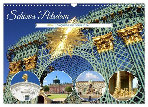Schönes Potsdam (Wandkalender 2026 DIN A3 quer), CALVENDO Monatskalender
