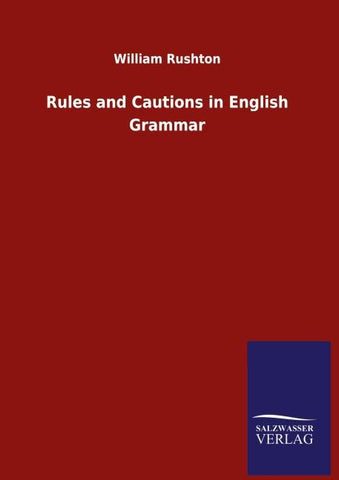 Rules and Cautions in English Grammar