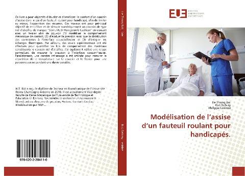 Modélisation de l'assise d'un fauteuil roulant pour handicapés.