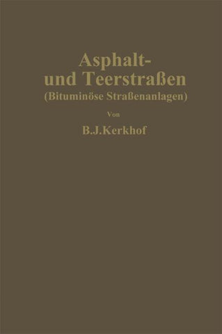 Asphalt- und Teerstraßen