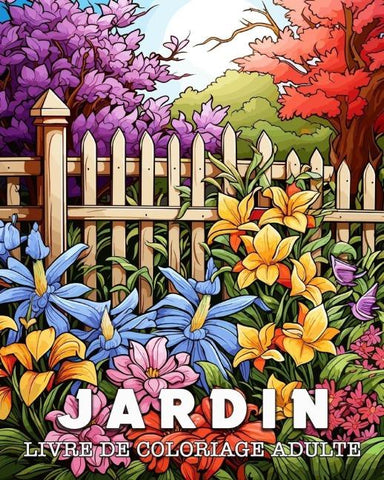 Livre de Coloriage Adulte Jardin