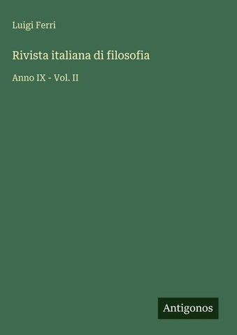 Rivista italiana di filosofia