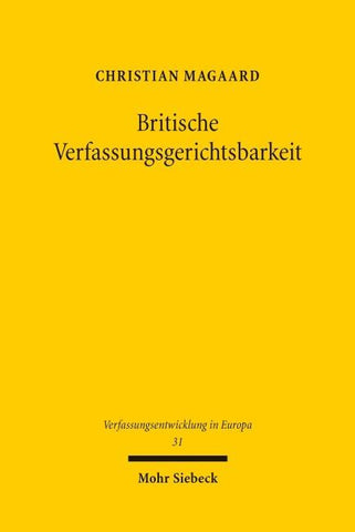 Britische Verfassungsgerichtsbarkeit