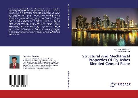 Structural And Mechanical Properties Of Fly Ashes Blended Cement Paste