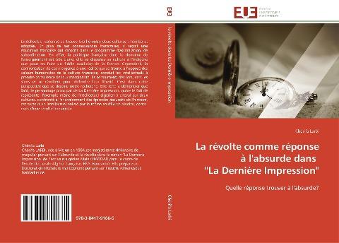 La révolte comme réponse à l'absurde dans   "La Dernière Impression"