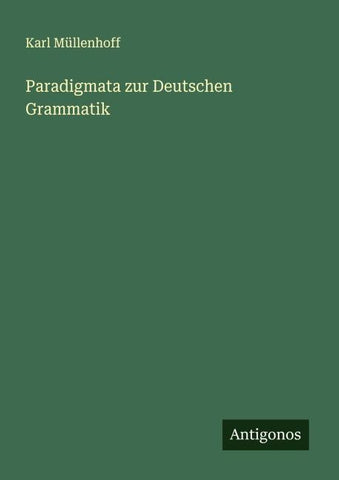 Paradigmata zur Deutschen Grammatik