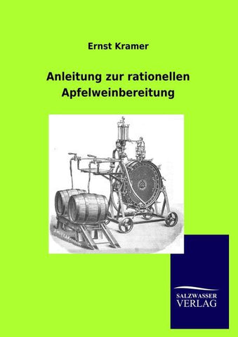 Anleitung zur rationellen Apfelweinbereitung