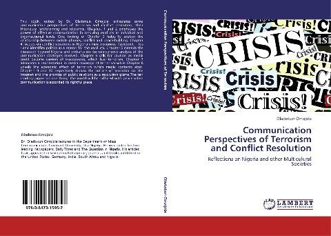 Communication Perspectives of Terrorism and Conflict Resolution