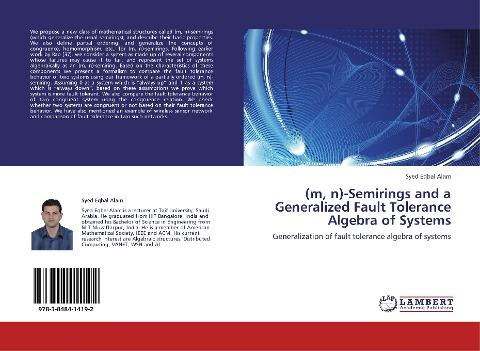 (m, n)-Semirings and a Generalized Fault Tolerance Algebra of Systems