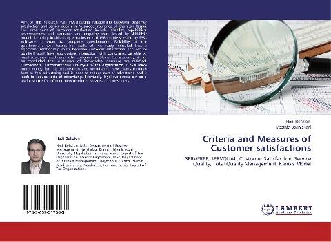 Criteria and Measures of Customer satisfactions