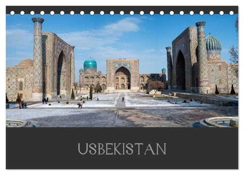 Usbekistan (Tischkalender 2026 DIN A5 quer), CALVENDO Monatskalender