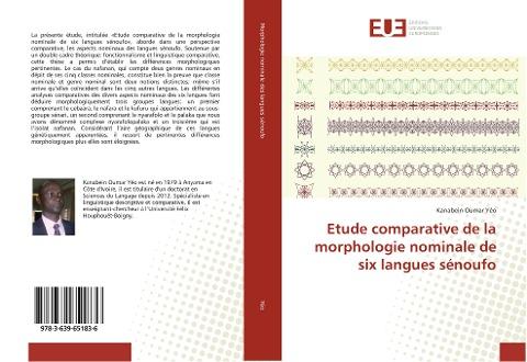 Etude comparative de la morphologie nominale de six langues sénoufo