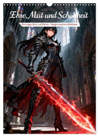 Ehre, Mut und Schönheit (Wandkalender 2026 DIN A3 hoch), CALVENDO Monatskalender