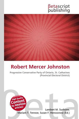 Robert Mercer Johnston