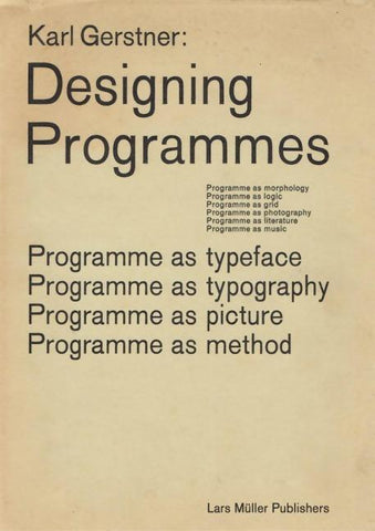 Designing Programmes