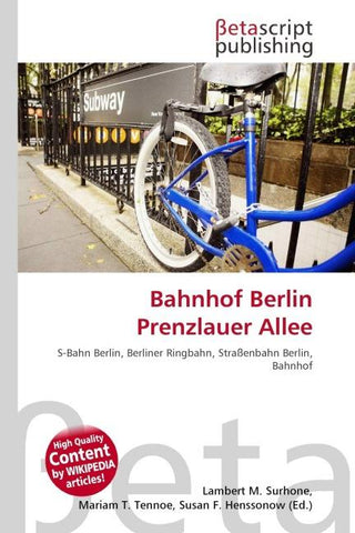 Bahnhof Berlin Prenzlauer Allee