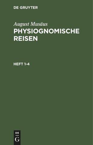 Physiognomische Reisen. Heft 1-4