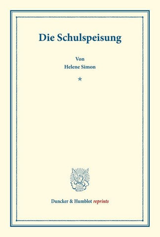 Die Schulspeisung.