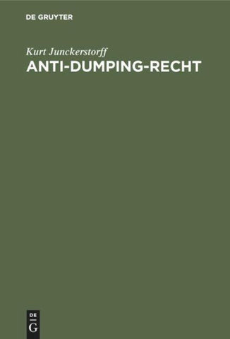 Anti-Dumping-Recht