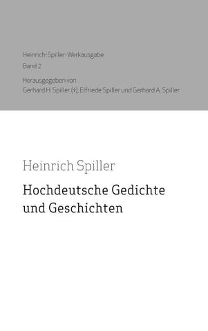 Hochdeutsche Gedichte und Geschichten