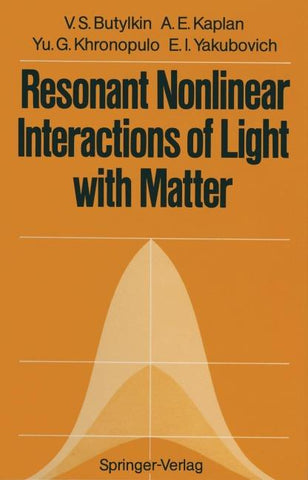 Resonant Nonlinear Interactions of Light with Matter